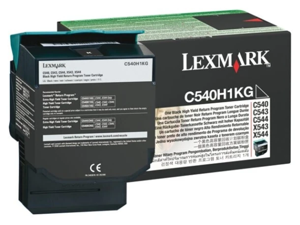 Tonercartridge Lexmark C540H1KG zwart 2.500 pag.