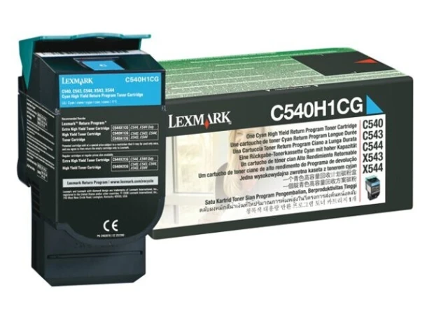 Tonercartridge Lexmark C540H1CG blauw 2.000 pag.