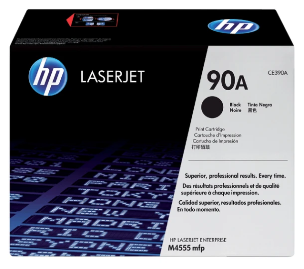 Tonercartridge HP CE390A (90A) zwart 10.000 pag.