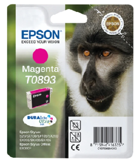 Inktcartridge Epson T08934010 rood