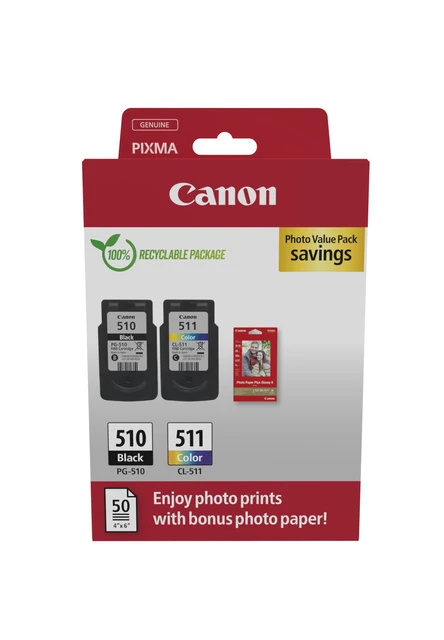 Inktcartridge Canon PG-510/CL-511 zwart/kleur