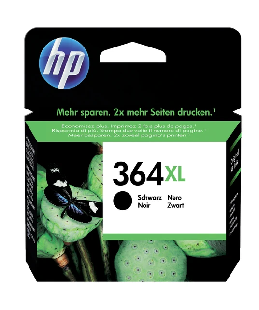 Inktcartridge HP CN684EE (364BK XL) zwart; 13ml