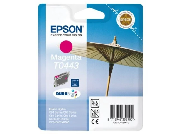 Inktcartridge Epson TO44340, Stylus C84 rood HC