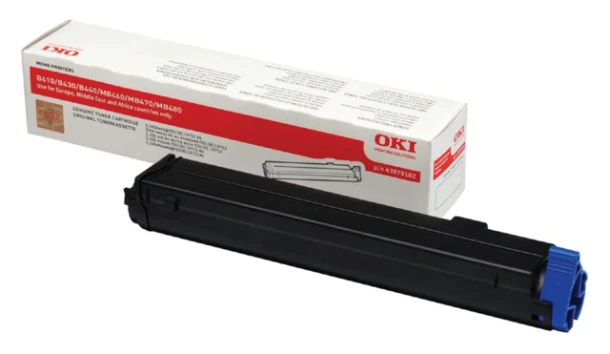 Toner Oki B410/430/470/480DN zwart 3,5K 43979102