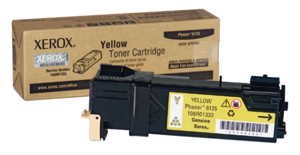 Tonercartridge Phaser 6125 106R01333 Yellow