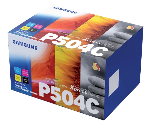 Tonercartridge Samsung CLT-P504C zwart + kleur