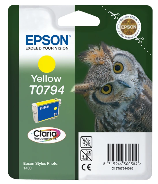 Inktcartridge Epson T07944010 Geel