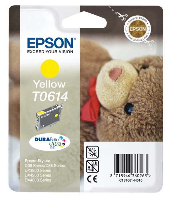 Inktcartridge Epson Durabrite TO61440 geel