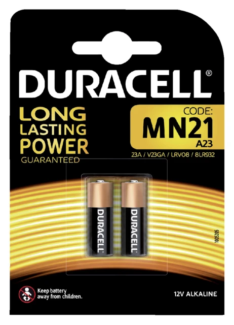 Batterij Duracell Ultra 2xMN21 alkaline