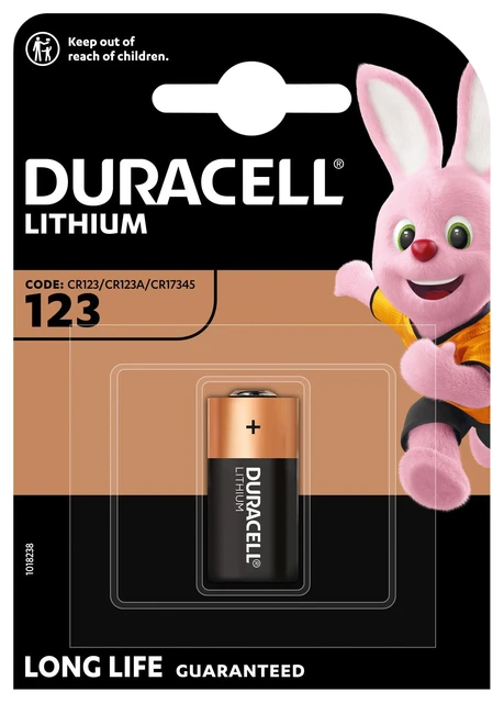 Batterij Duracell CR123A ultra 123 lithium