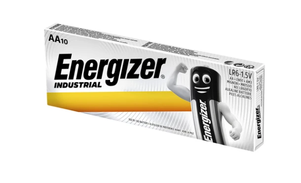 Batterij Duracell Industrial alkaline AA ds à 10st