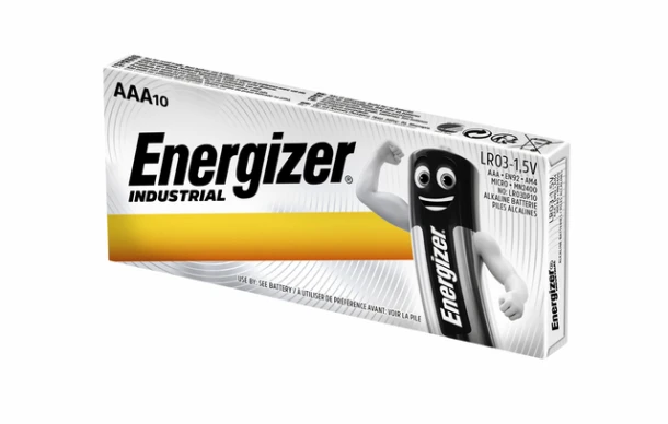 Batterij Duracell industrial alkaline AAA ds à10st