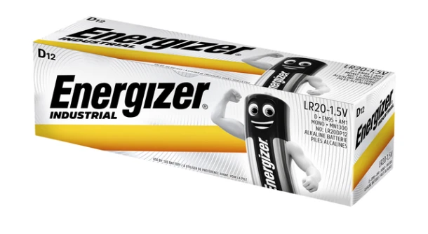 Batterij Energizer Industrial 12x D alkaline