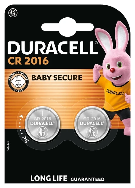 Batterij Duracell 2016 Lithium 2pck