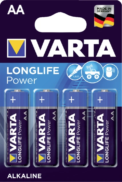 Batterij Varta Longlife Power 4x AA