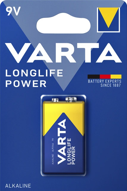 Batterij VARTA Longlife Power 9Volt