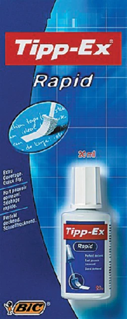 Correctievloeistof Tipp-ex Rapid 20ml foam blister