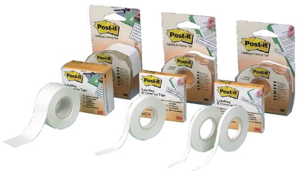 Correctietape 3M Post-it 658R 25.4mmx18m 6 regels navulling
