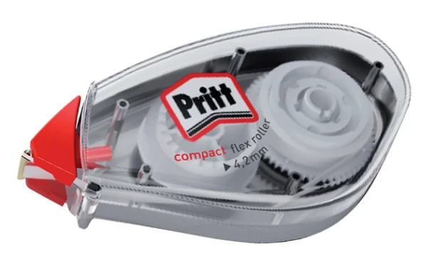 Correctieroller Pritt 4.2mmx10m compact flex blister (2e halve prijs)