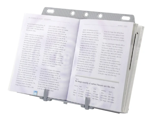 Documentenhouder Fellowes booklift zilvergrijs