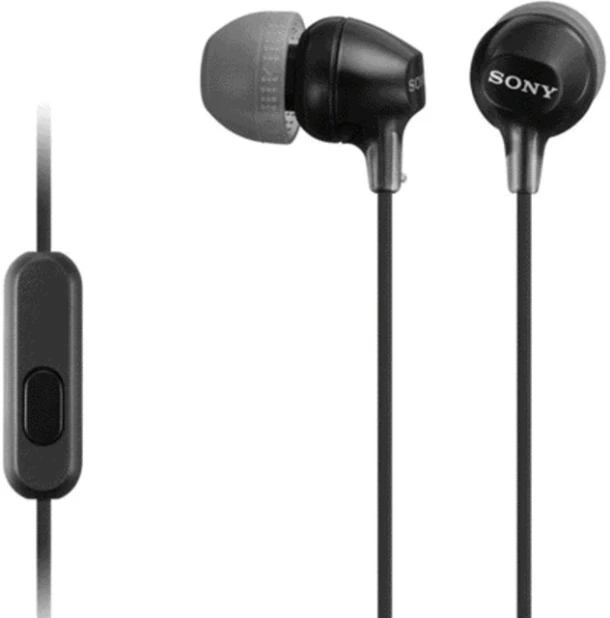 Oordopjes Sony Ex15ap Microfoon Zwart