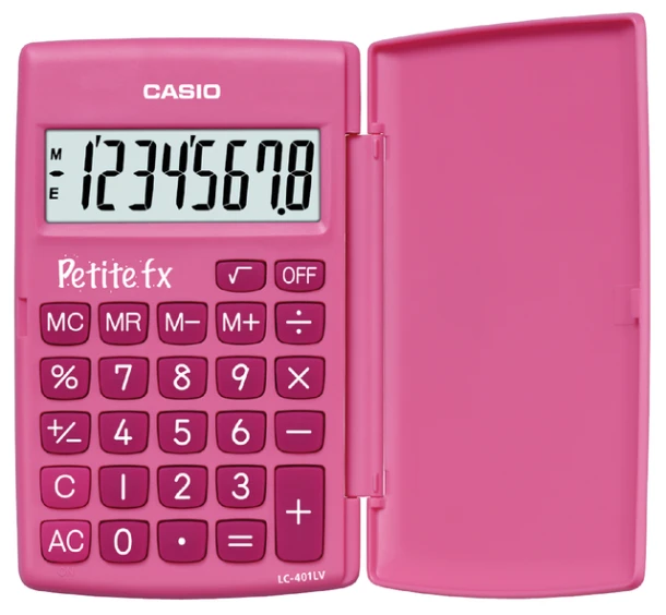 Rekenmachine Casio Basisschool Roze