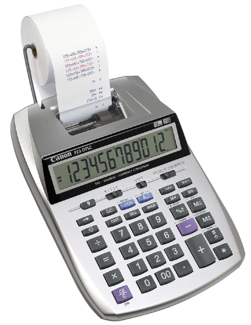 Rekenmachine Canon P23-DTSC II met telrol