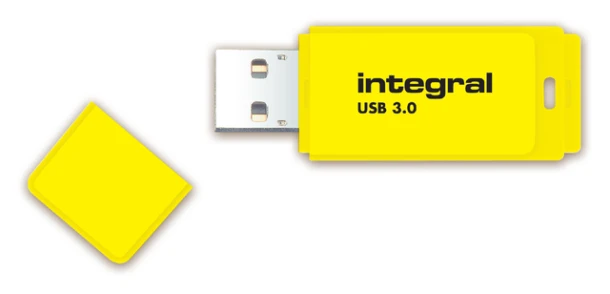 USB stick 2.0 Integral Neon USB-A 16GB geel