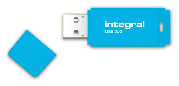 USB stick 2.0 Integral Neon USB-A 32GB blauw