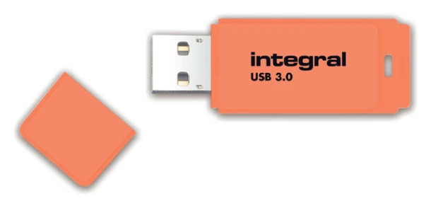 USB stick 2.0 Integral Neon USB-A 32GB oranje
