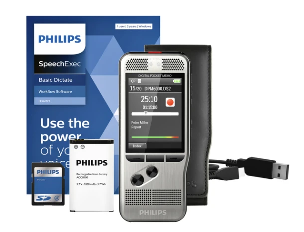 Dicteerapparaat Philips Pocket Memo Dpm 6000/02