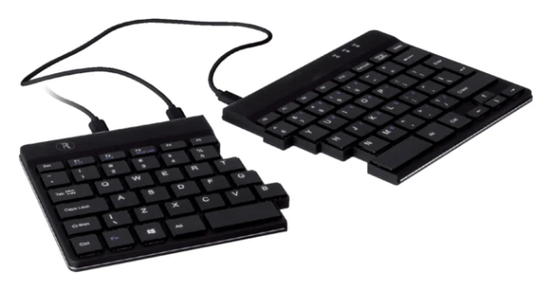 Ergonomisch ergonomisch R-Go Tools split qwerty zwart