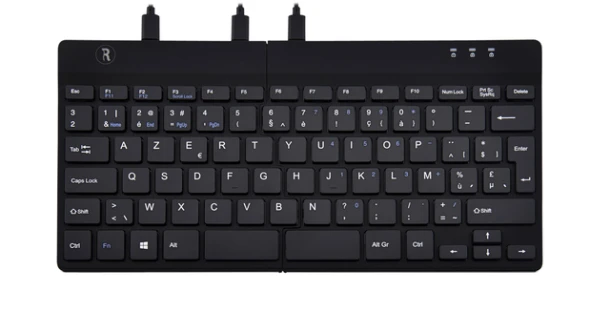Toetsenbord R-Go Split Azerty Zwart