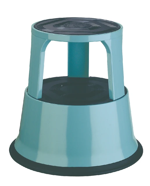 Rolkrukje Quick step metaal 41cm grijs, verrijdbaa