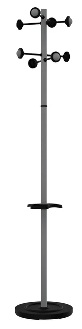 Kapstok Staand Unilux Accueil Metallic Grijs