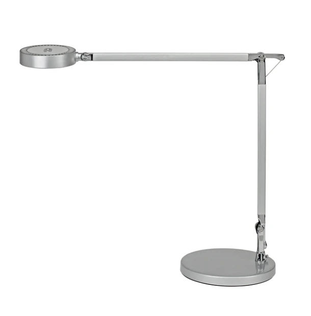 Bureaulamp Maul Grace Led Voet Dimbaar Zilver