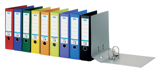 Ordner Elba Rado PP A4 75mm wit+rugetiket