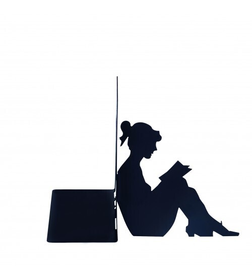 Boekensteun Moses lezende vrouw groot **NML**