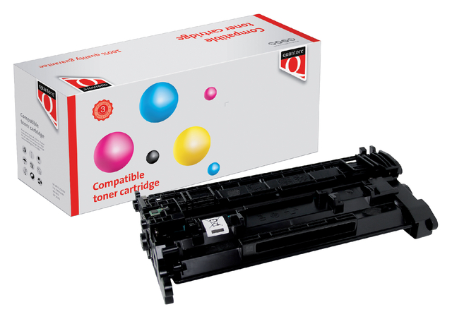 Toner Quantore tbv HP CF226X (26X) zwart; 9000 pag