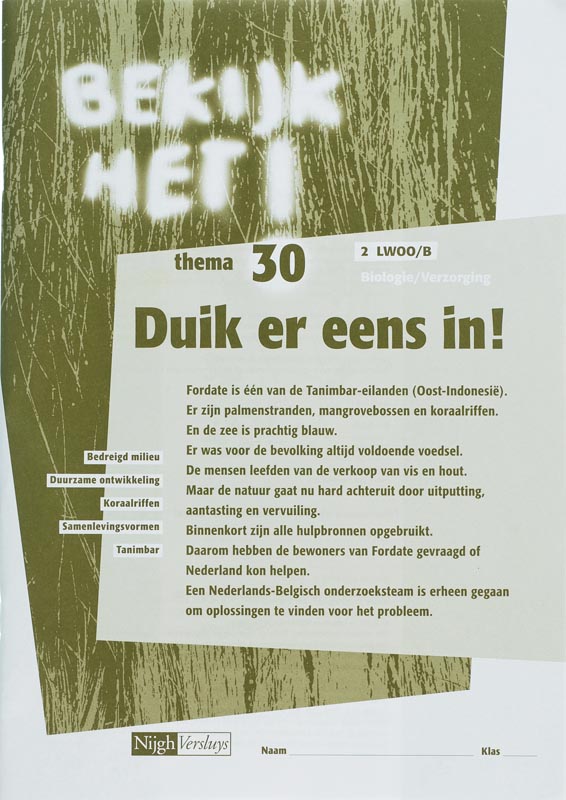 Bekijk het! Bio & Verzorging 2 vmbo-LWOO/B Werkboek 30