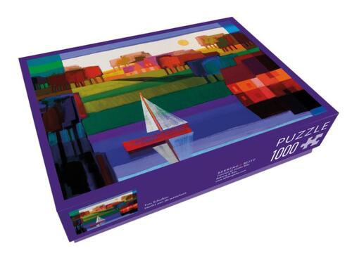 Puzzel 1000st herfst aan de waterkant Bekking
