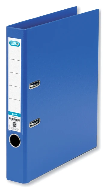 Ordner Elba Rado PP A4 50mm blauw+rugetiket
