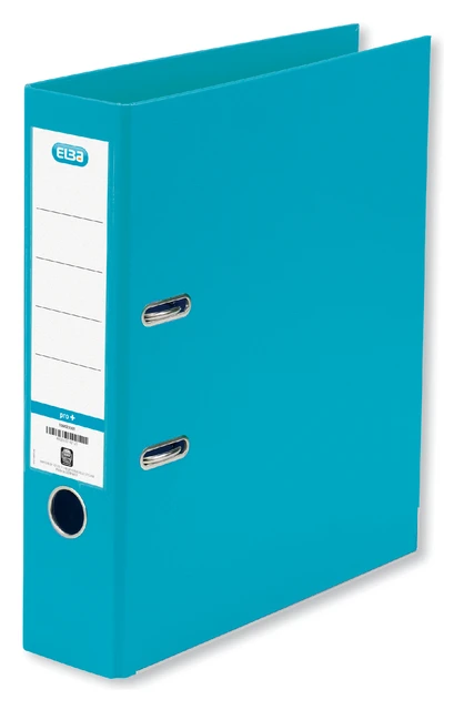 Ordner Elba Rado PP A4 75mm turquoise+rugetiket