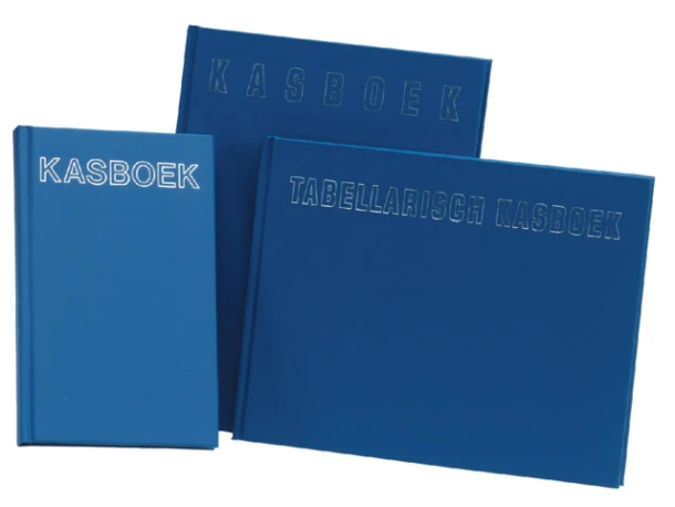 Kasboek gebonden 165x210mm 96blz met 2x8 kolommen