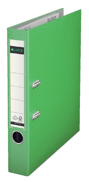 Ordner Leitz 1015 A4 50mm plastic lichtgroen