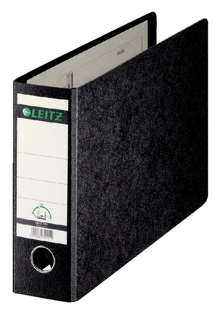 Ordner Leitz A4 dwars 77mm gewolkt zwart
