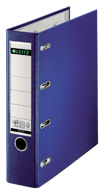 Ordner Leitz 1012 A4 80mm 2-mechaniek blauw