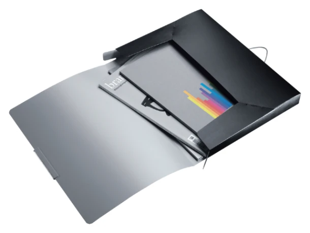 Documentenbox Leitz Style 30mm PP Satijnzwart
