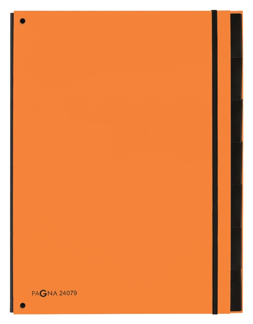 Sorteermap Pagna Trend A4 7 tabs oranje