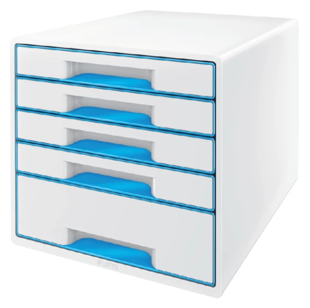 Ladenbox Leitz Wow 5 Laden Wit/Blauw